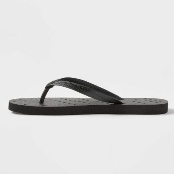 3for$20 NWT unisex shower flip flops select your size see chart black - Picture 4 of 4